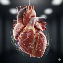 corazón con fibrilación articular