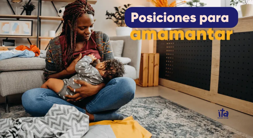 Cuales son las posiciones para amamantar