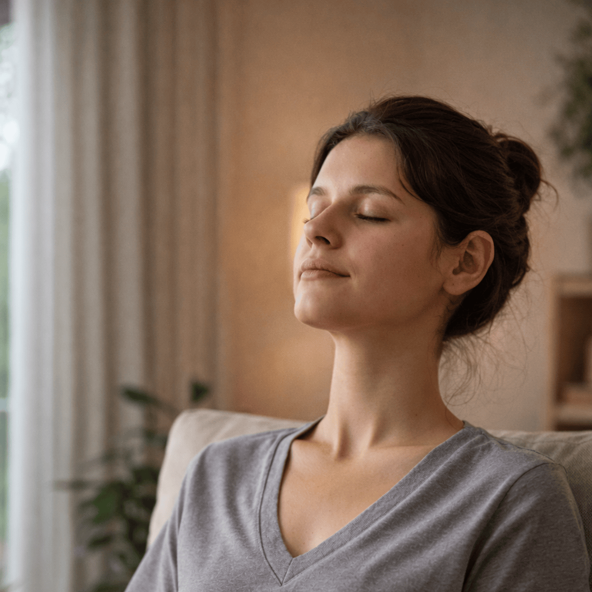 Observa cómo el aire entra y sale de tus pulmones, sin intentar cambiarlo.