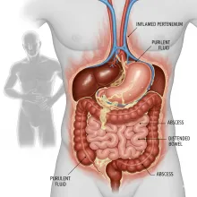 Imagen de referencia sobre peritonitis