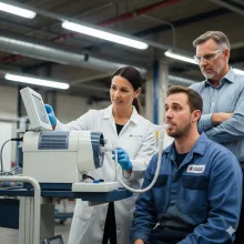 Examen respiratorio en el trabajo